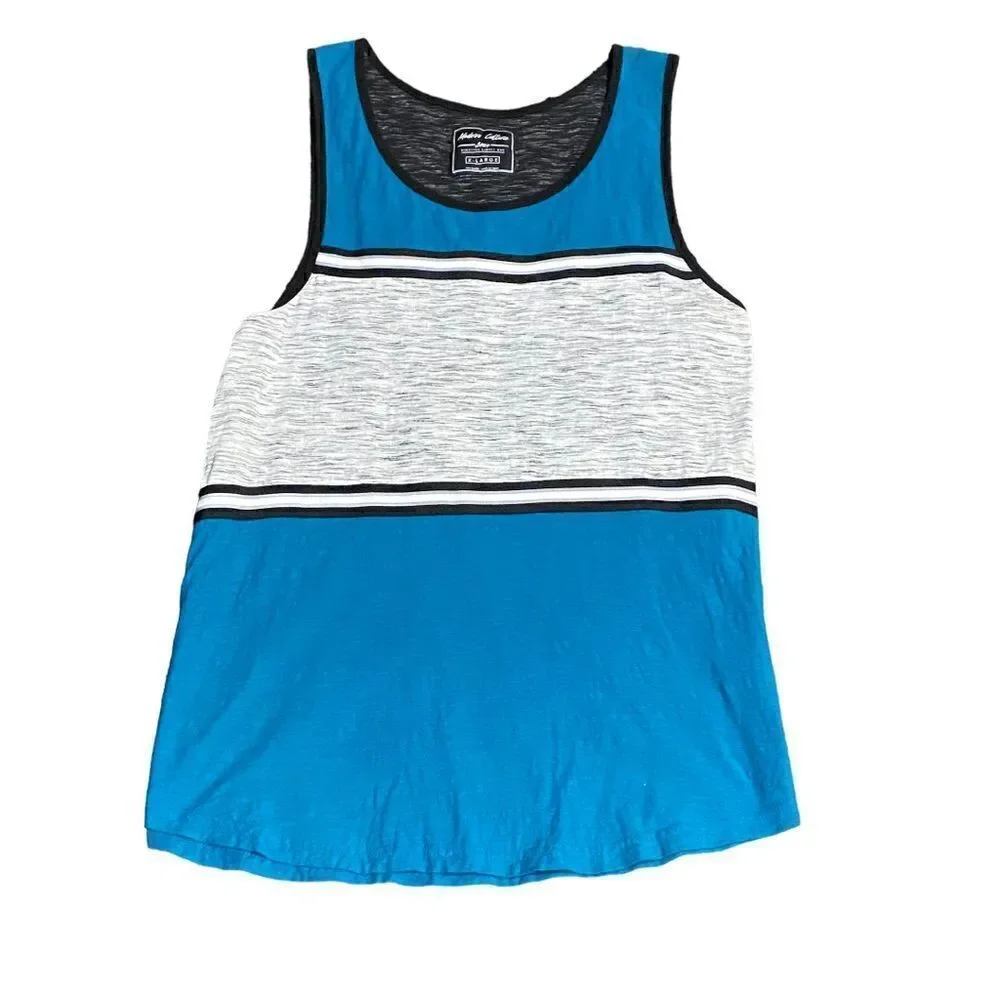 Modern Culture Color Block Tank Top - Picture 2 of 6